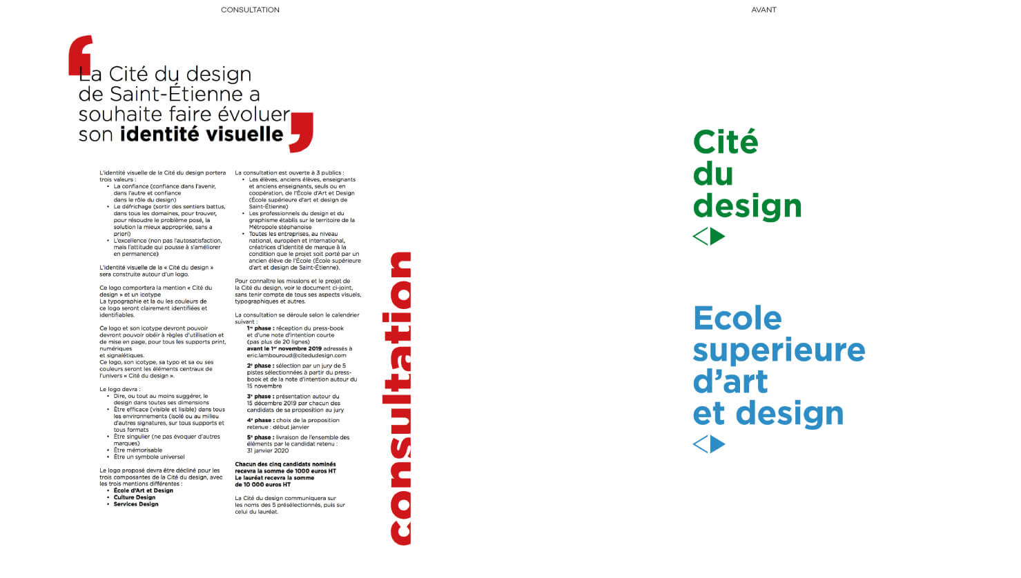 Branding - Cité du Design St-Etienne